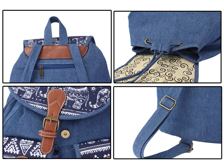 TMYOY модный джинсовый мужской рюкзак для путешествий Back Pack текстильные школьные