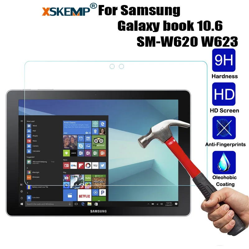 XSKEMP твердость 9H закаленное стекло пленка для Samsung Galaxy book 10 6 SM W620 W623