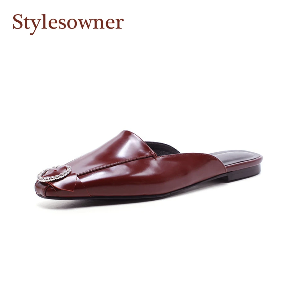 Новое поступление 2020 шикарные женские тапочки Stylesowner Baotou модные туфли без