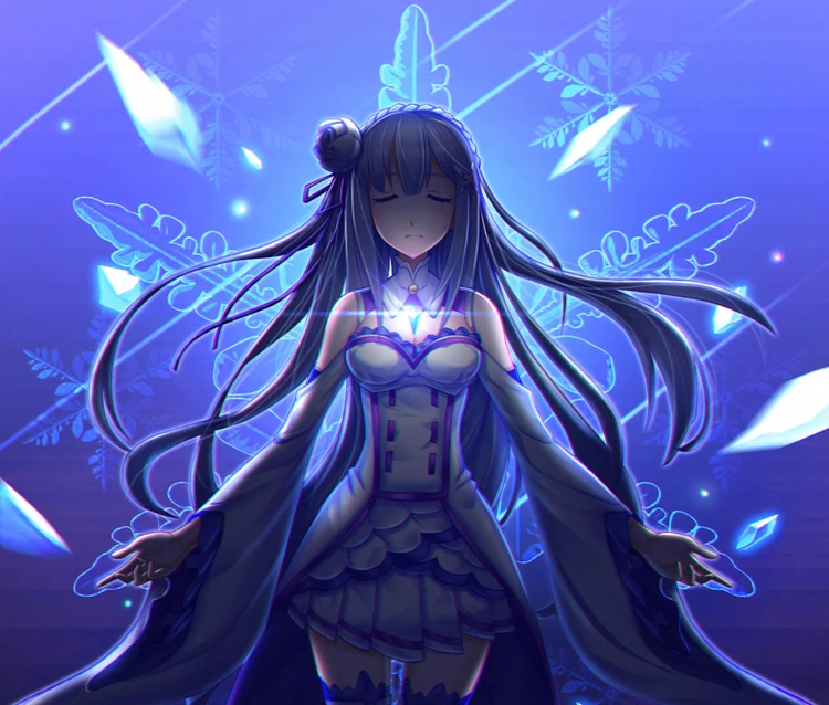 Re:Zero Life в другом мире от Zero Женский костюм Эмилии обувь + парик плащ| |