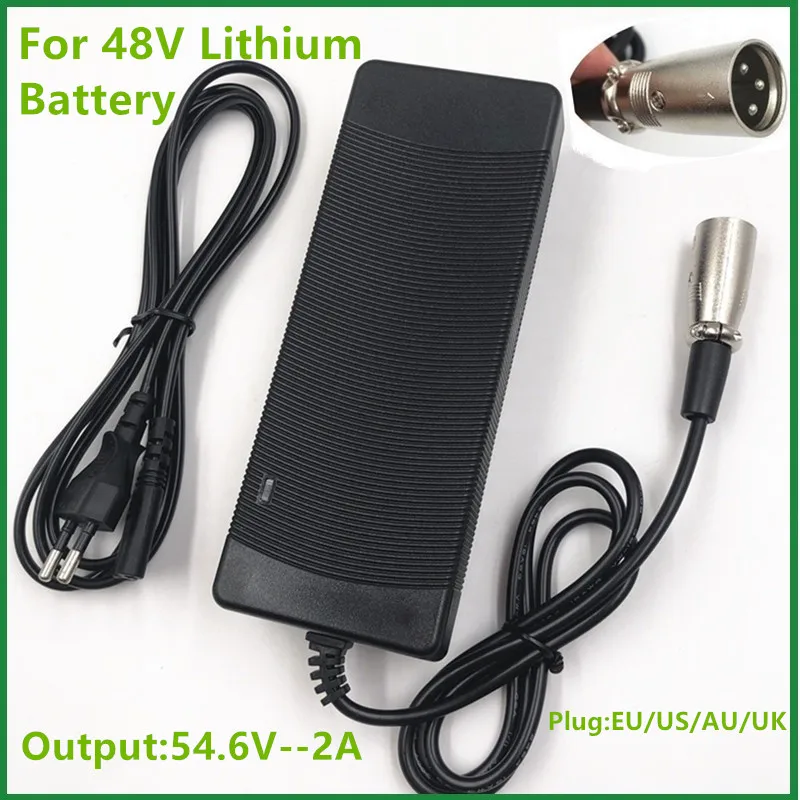 Зарядное устройство 54 6 в 2 А В для электрических велосипедов|battery charger|lithium battery