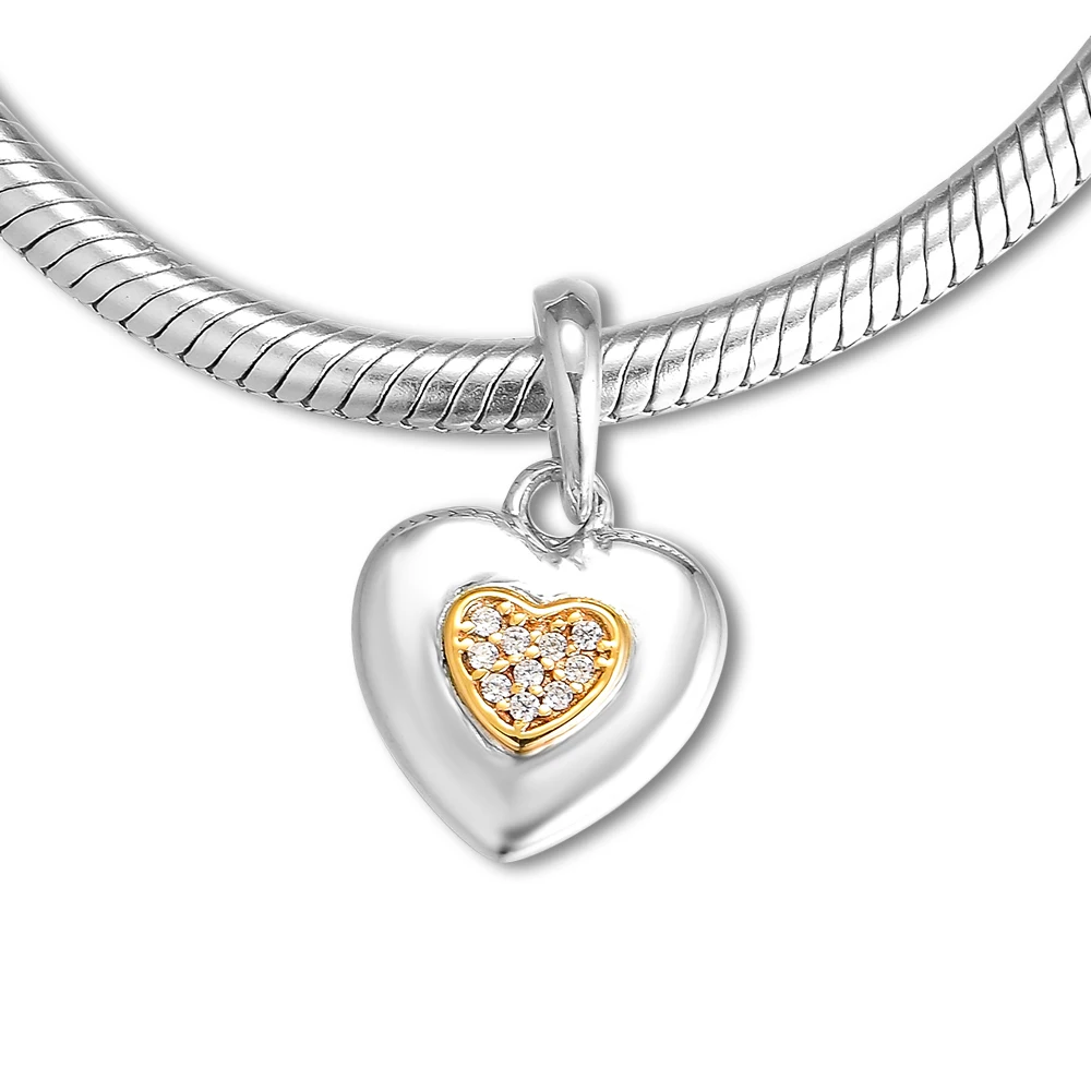 CKK Fit Pandora Браслеты оригами журавль амулеты 925 оригинальные бусины из