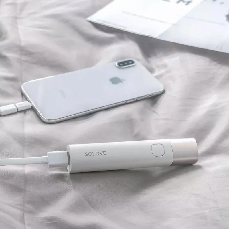 Оригинальный внешний аккумулятор Xiaomi SOLOVE 3000 мАч USB Внешняя аккумуляторная