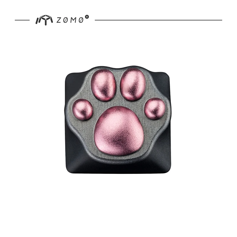 Zomo алюминиевый и силиконовый Kitty Paw Artisan Keycap cat pad CNC анодированный алюминиевый корпус совместим с переключателями Cherry MX