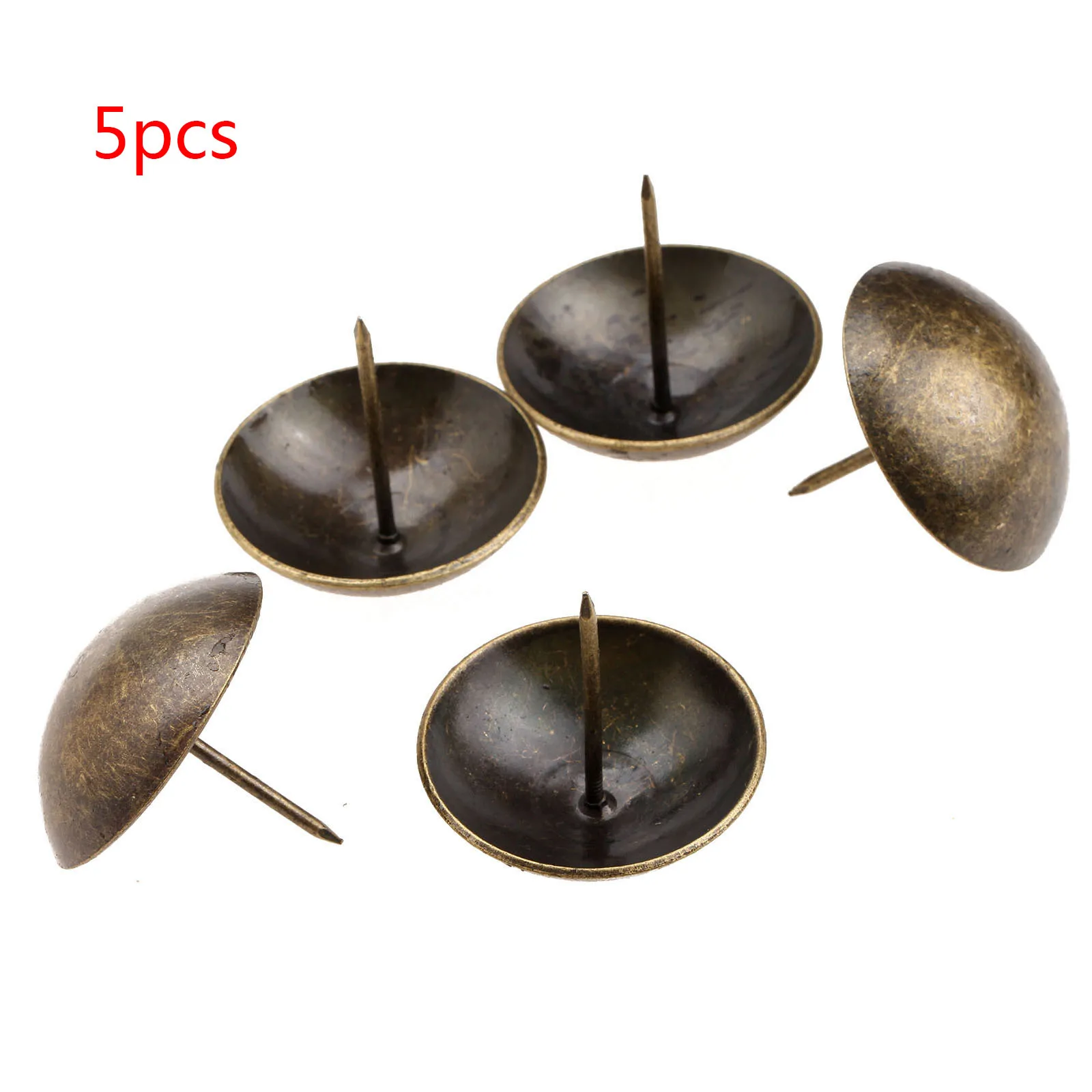 5 шт. (4 см) античная латунь обивка для ногтей декоративной обивки Tacks серьги