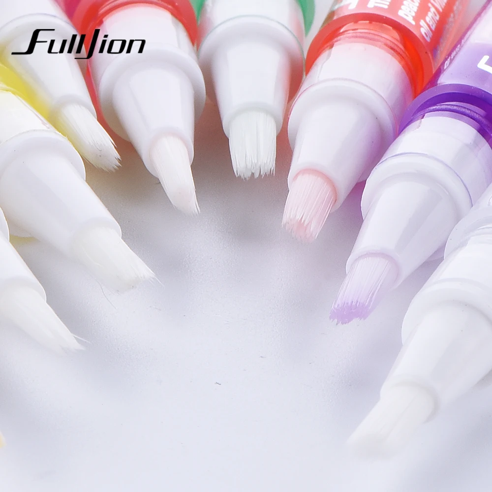 Nail Care Cuticle Flavor Nutrition Oil Pen Women Tools Prevent Agnail Nails Treatment Brighten New Arrival 12 Colors 1pc | Красота и