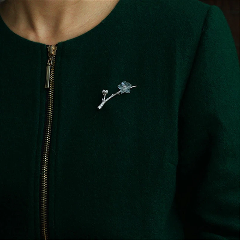 Женская Брошь В Виде Цветка под дождем Lotus Fun ювелирное изделие ручного