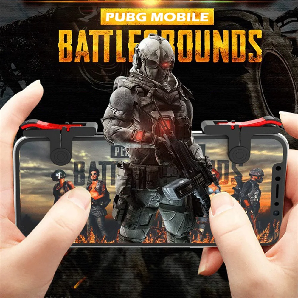 New mobile game handle D9 assist device - with button / suitable for 5.5-6.5 inch phone Moible Controller | Электроника