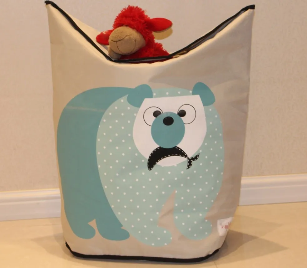 Новое поступление хлопок Органайзер с рисунком животных Складная Прачечная