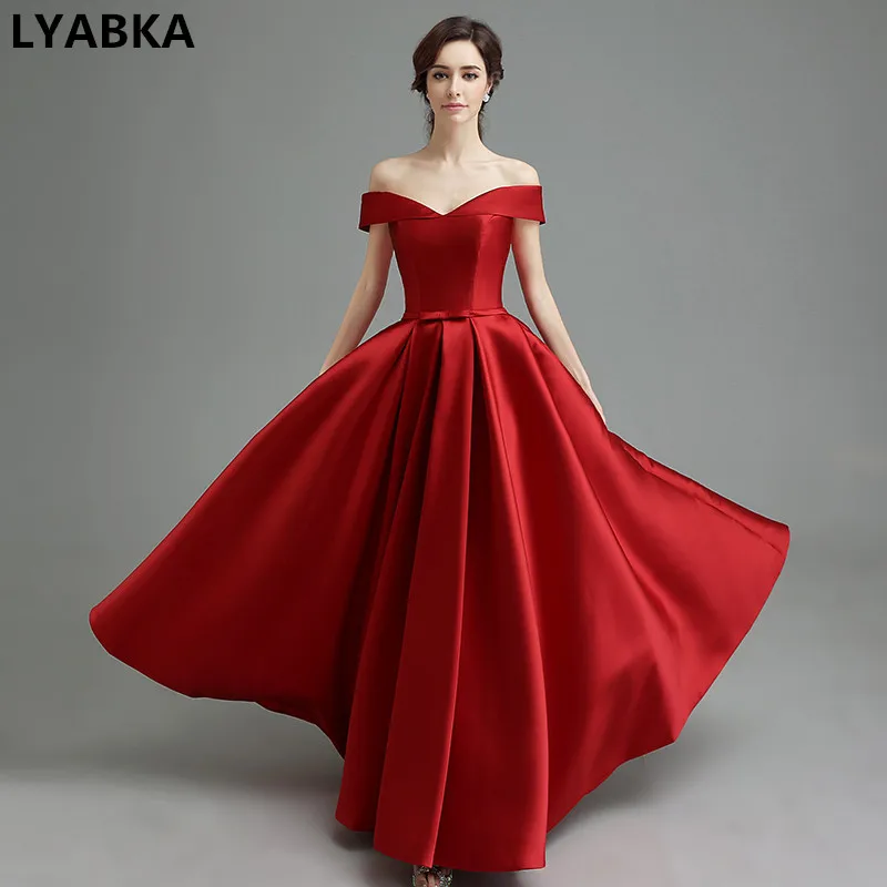 Платье вечернее Abendkleider сексуальное бордовое с бантом сердечком для выпускного