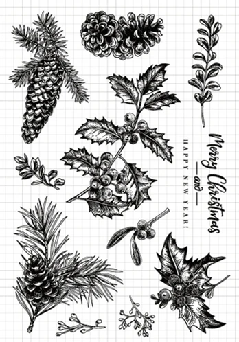 Прозрачная печать рождественские ожидания DIY альбом для скрапбукинга карт