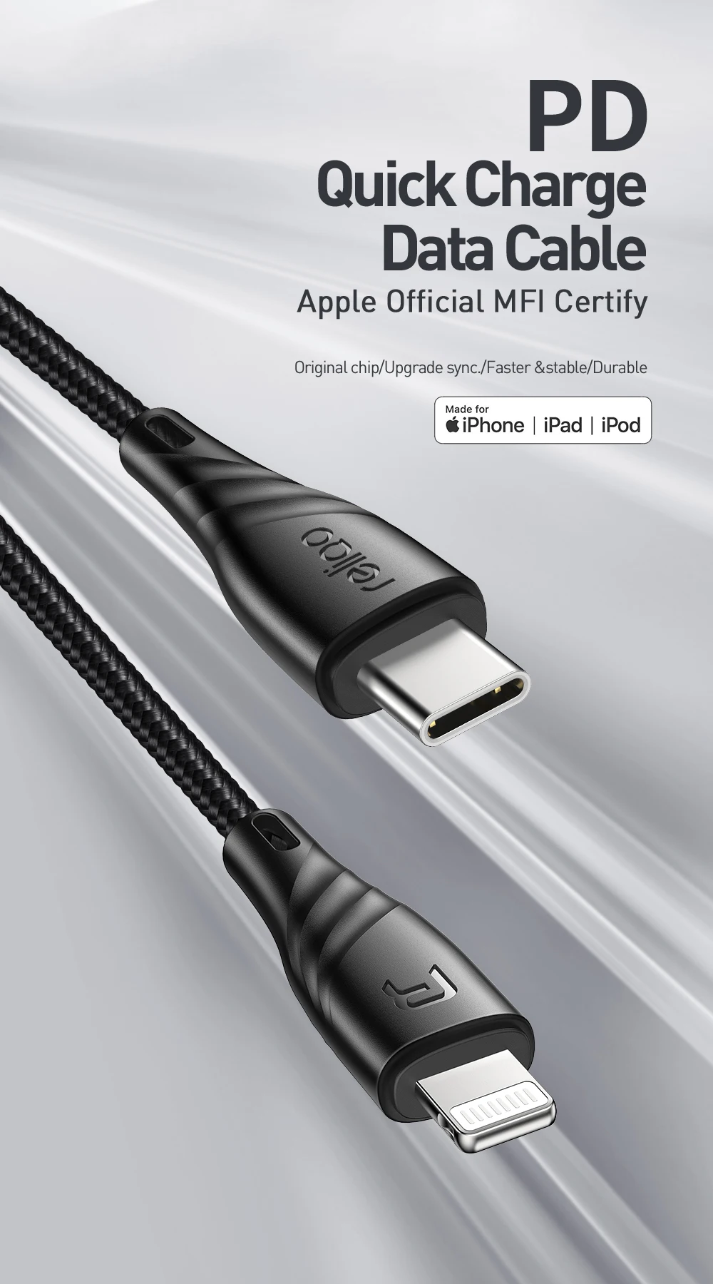 Mcdodo MFi Сертифицированный C94 USB C к Lightning Кабель PD Быстрая зарядка type C кабель для передачи данных для iPhone XS MAX XR X 8Plus iPad Pro