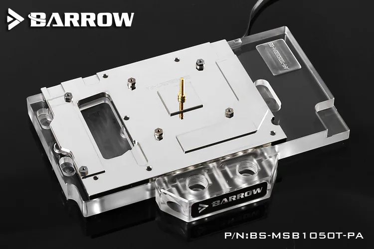 Barrow GPU водяной блок для MSI GTX1050Ti/1050 радиатор охлаждения воды|gpu water block|water blockgpu |