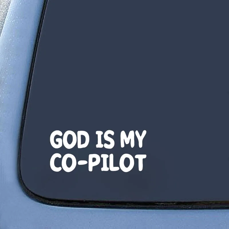 QYPF 14 см * 6 1 Забавный Бог мой CO-PILOT виниловые наклейки на машину декоративные