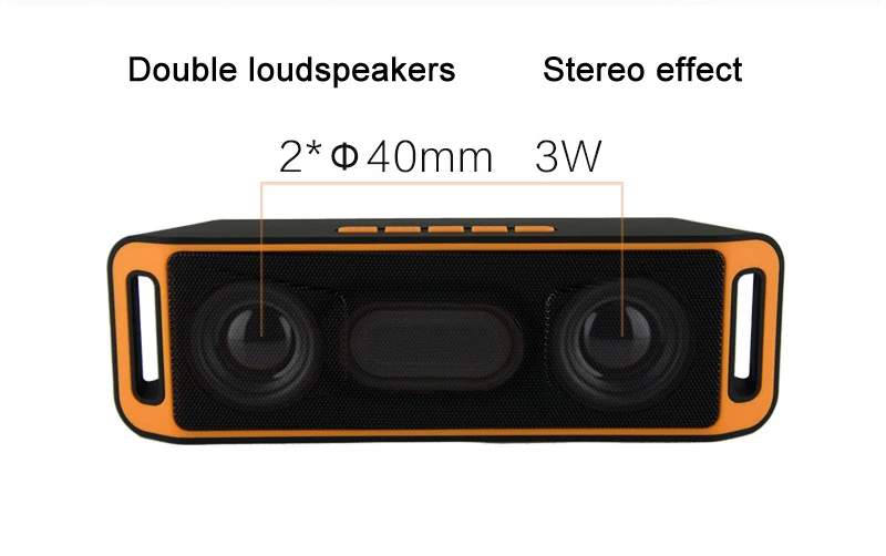 AINGSLIM беспроводной динамик Bluetooth 4,0 Caixa De Som стерео сабвуфер динамик s TF USB fm-радио Встроенный микрофон двойная коробка басового звука
