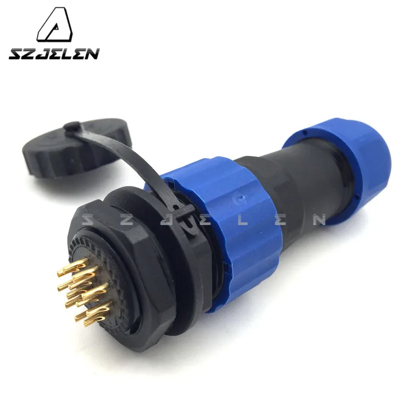 SD20TP-ZM IP67 12pin водонепроницаемый разъем IP68 LED кабель питания провода автомобильные