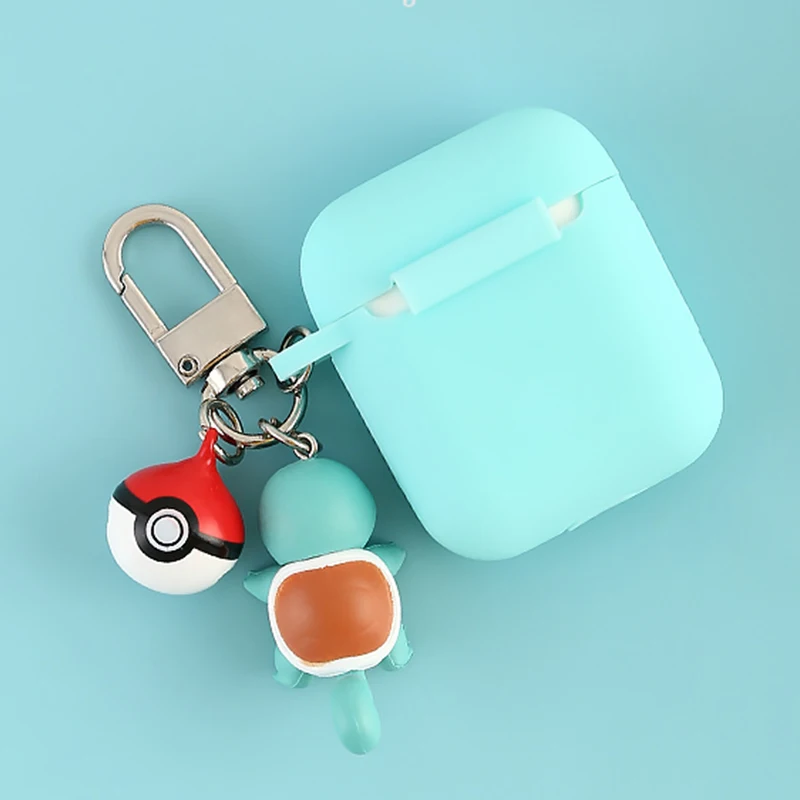 Милый японский мультяшный силиконовый чехол для Apple Airpods, чехол, аксессуары, Bluetooth, чехол для наушников, сумка, декоративная крышка, брелок