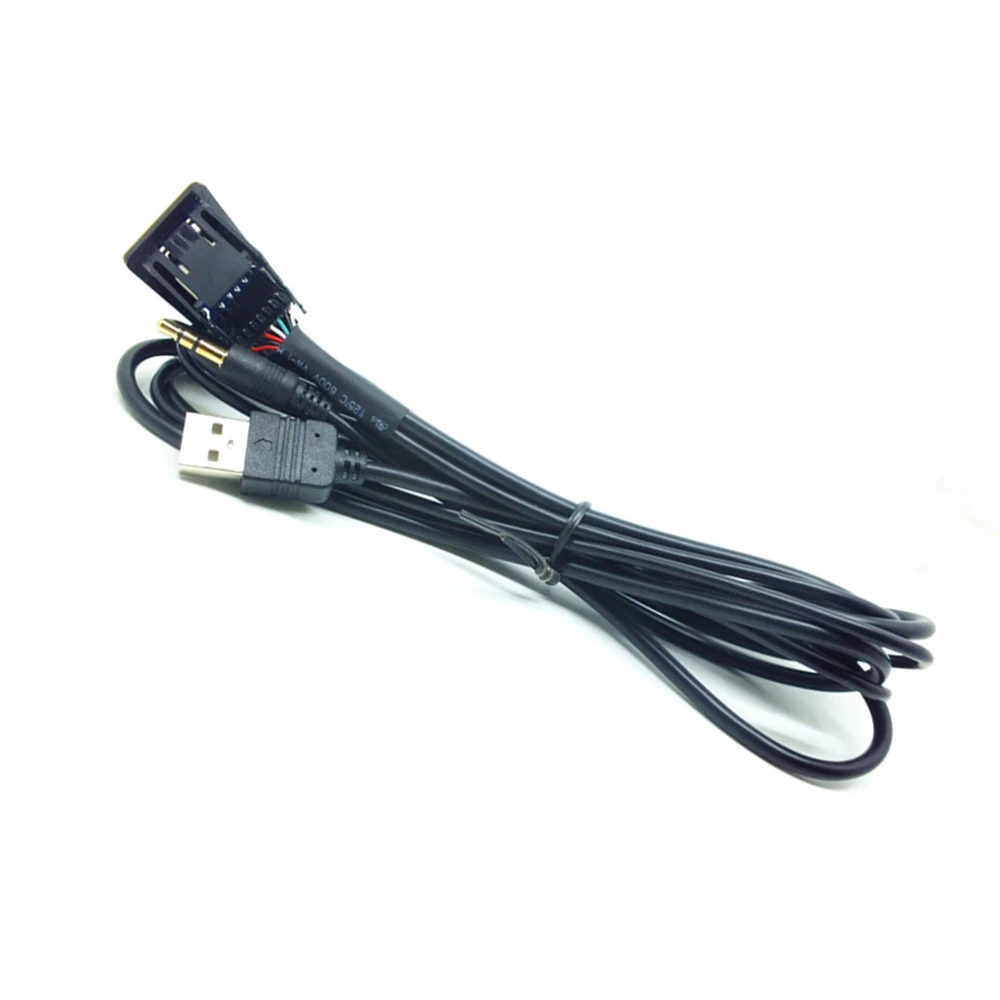1 5 м USB кабель адаптер переключатель AUX расширение крепление 3 мм аудио разъем