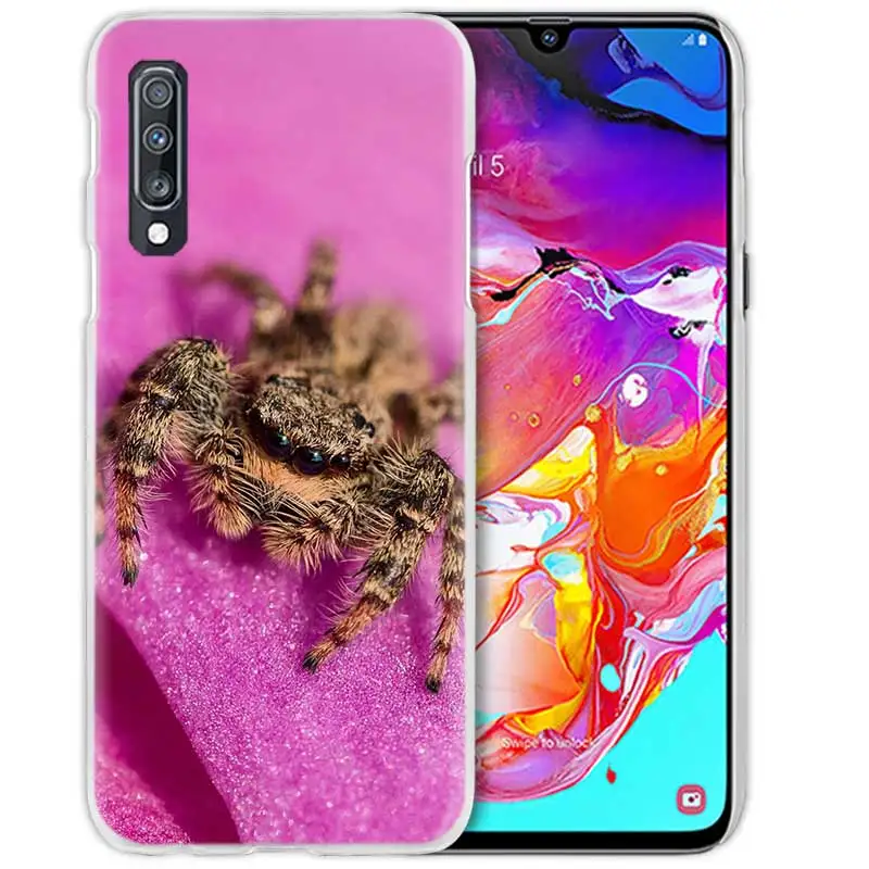 Ядовитый паук чехол для samsung Galaxy A50 A70 A80 A20e A60 A40 A30 A20 A10 A8 A6 плюс A9 A7 жесткий чехол для телефона из поликарбоната с Coque