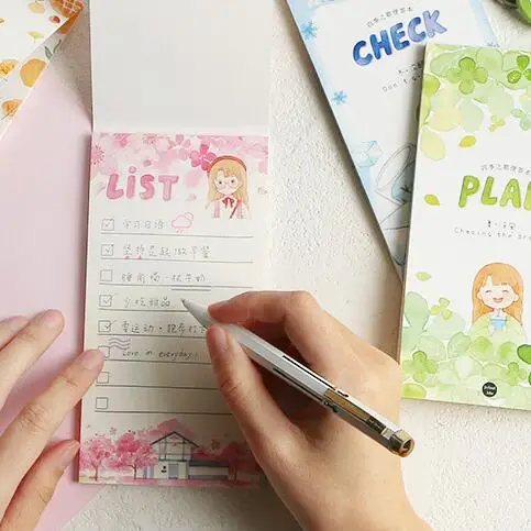 40 листов Kawaii Star Cherry Bloosoms N times липкий блокнот для заметок зажим для заметок бумажные вкладки бумага лария сделать список канцелярские принадлежности