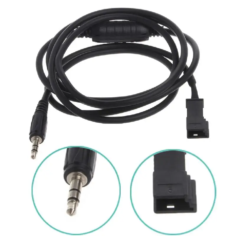 

OOTDTY 3 Pin 3,5 мм для Jack AUX адаптер радио интерфейс кабель для BMW BM54 E39 E46 E53 X5