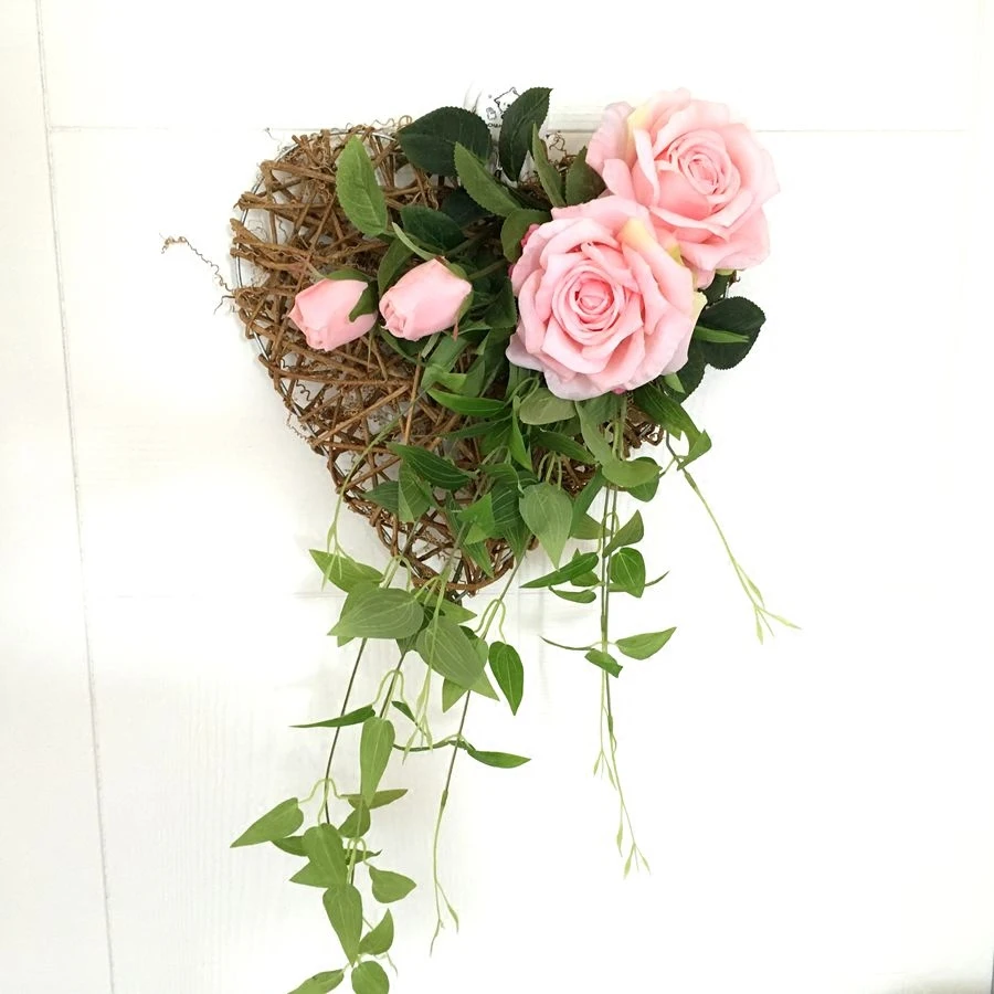 Искусственные цветы Свадебный венок дверная отделка украшения Свадебная Вилла