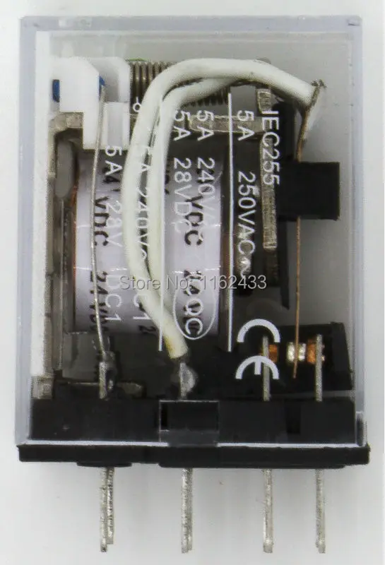 HH54PL DC 24V электромагнитное реле со светодиодным индикатором HH54P MY4 серии 24VDC HH54P-L MY4NJ