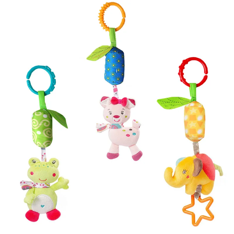 Подвесная игрушка для новорожденной коляски милая кукла-животное подвесные