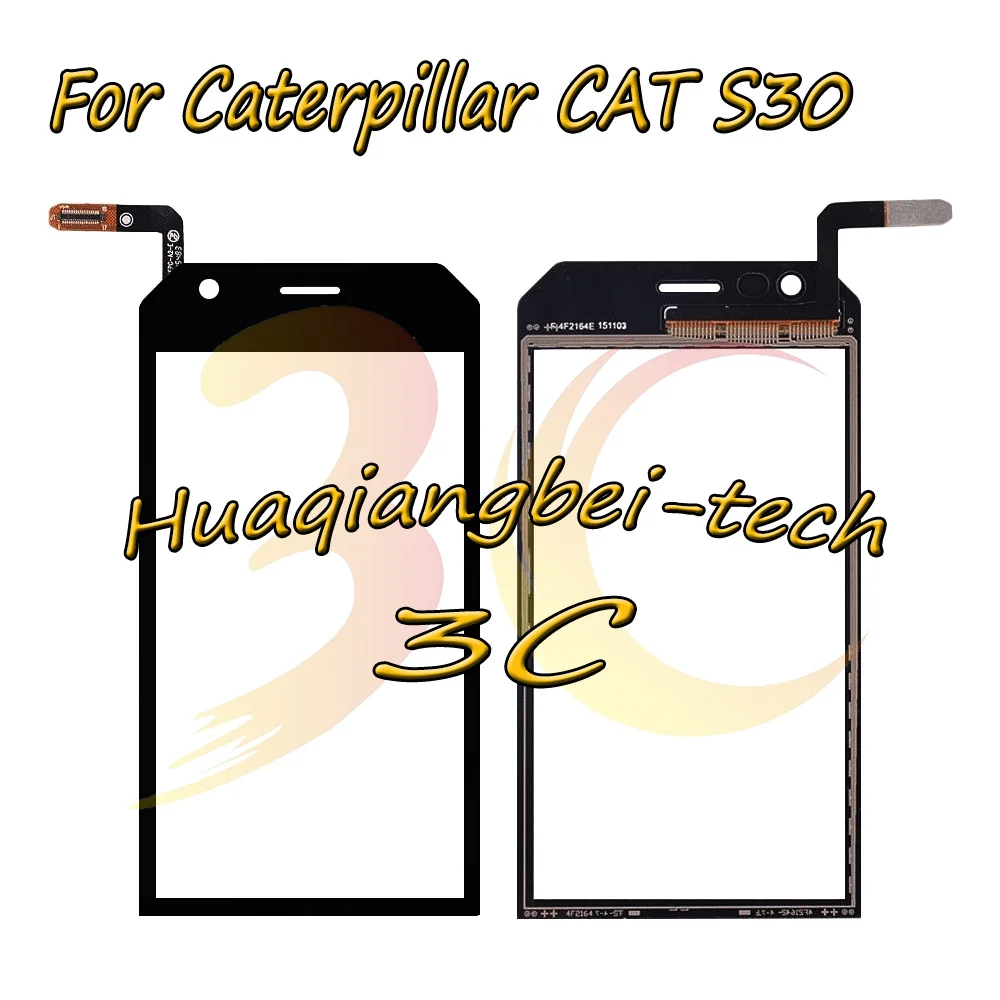 4.5'' Black New For Caterpillar CAT S30 Touch Screen Digitizer Glass Lens 100% Tested With Tracking Number | Мобильные