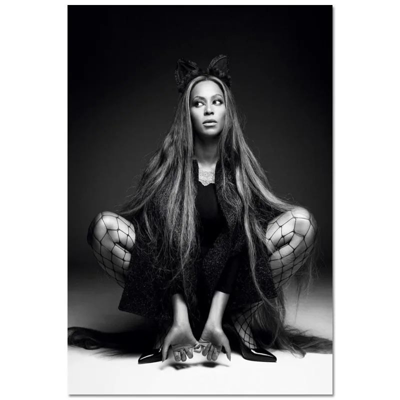 На заказ Beyonce плакат Холст плакат 30X45 см, 40X60 см художественная отделочная ткань для дома ткань настенный плакат печать шелковая ткань - Цвет: Canvas Poster 17