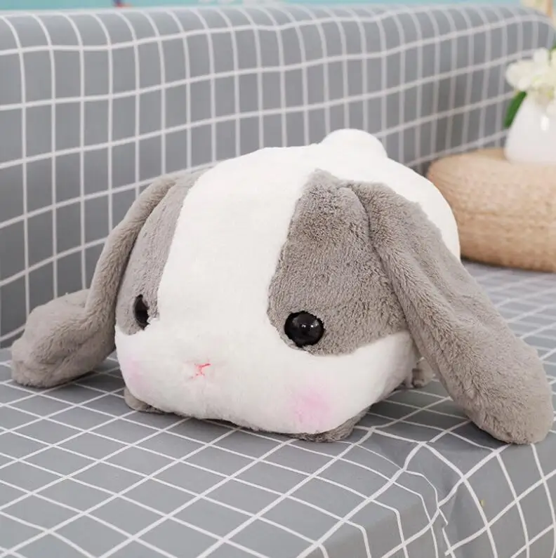 Japanese Long Ears Rabbit Plush Pillow Stuffed Soft Big Head Toys Dolls Kawaii Amuse Lop Toy Doll Kids Girl LT-8 | Дом и сад