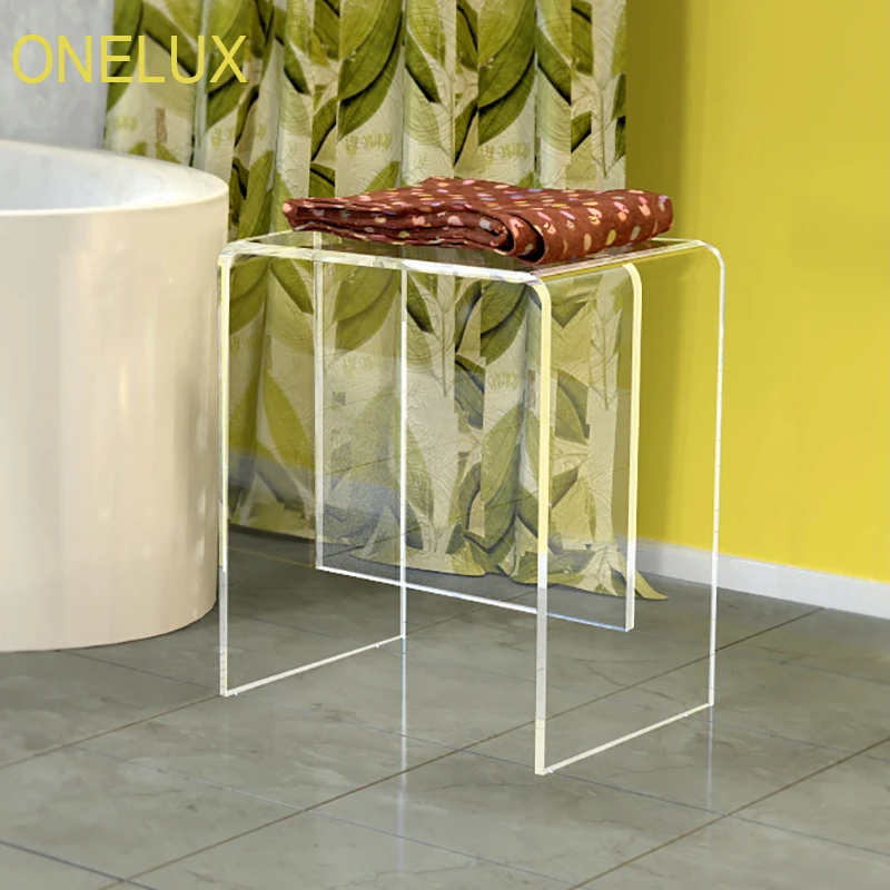 

Акриловая ванночка/стул для душа, Lucite Side U table -40W 30D 47H см