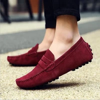 taomengsi mens casual shoes 2021 spring summer new mens genuine leather pea shoes wholesale men leisure shoes big size 38 49