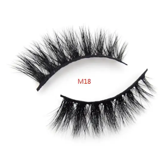 M18 Visofree ресницы натуральные накладные Искусственные ресницы длинный макияж 3D норковые ресницы, наращивание ресниц норковые ресницы красота 43 стиля - Цвет: M18