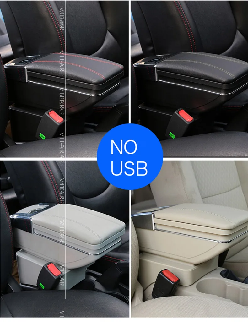 Vtear для hyundai getz аксессуары для подлокотников автомобиля подлокотник центральная консоль коробка для хранения внутренние части украшения аксессуары 2008 05 хендай гетц