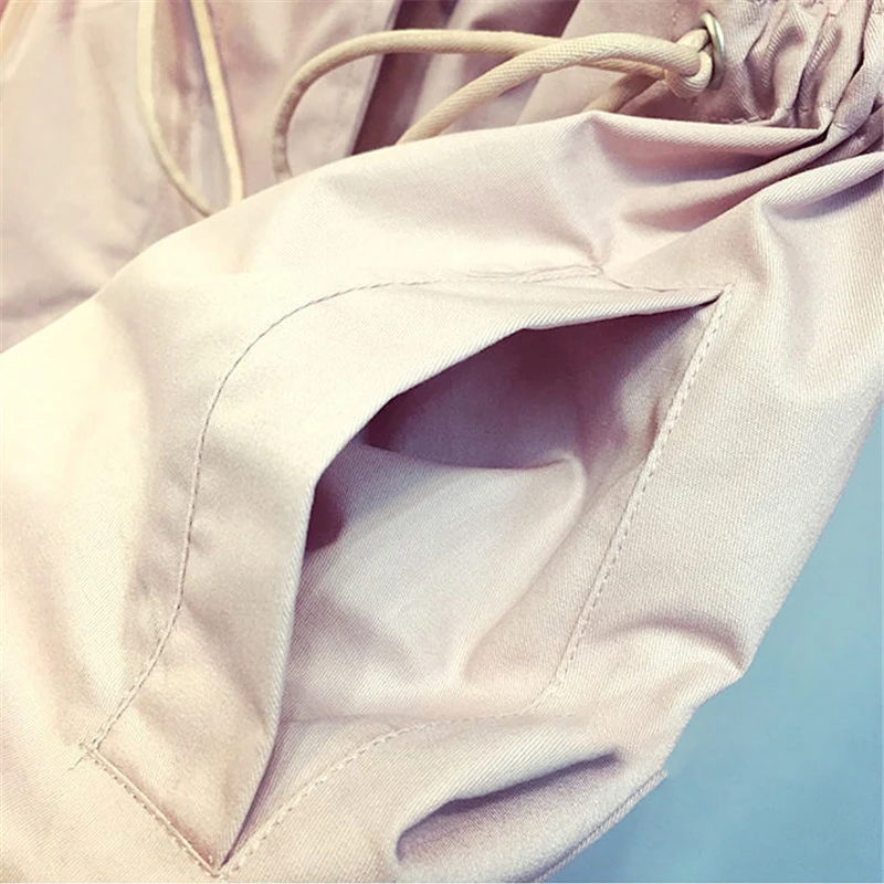 

2020 Spring Autumn New Womens Windbreaker Korean Fashion Casual Long Sleeve Pink Trench Coat Women Overcoat Loose Ladies coats