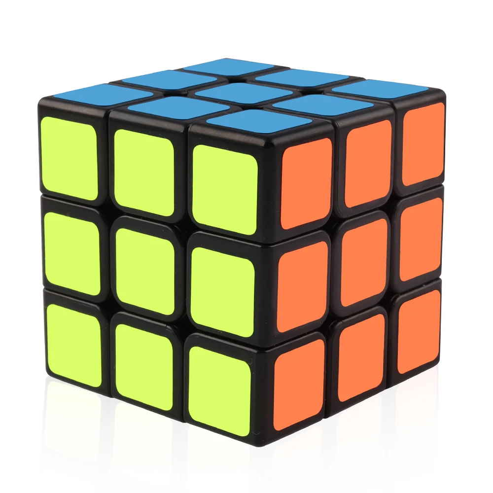D FantiX Shengshou Chuanqi 3x3 скоростной Куб Черный Гладкий магический куб Развивающие Пазлы