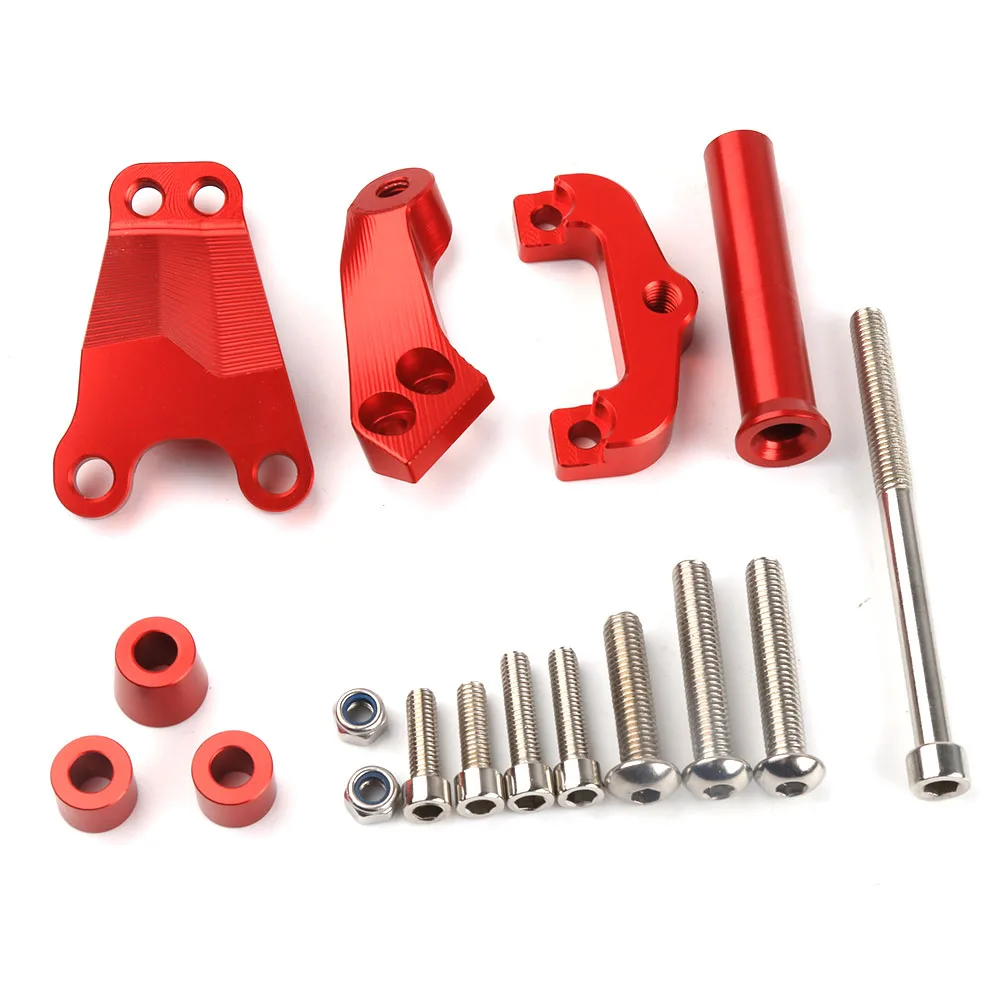 

Для Kawasaki ER6N 2012-2015 CNC алюминиевый мотоциклетный Регулируемый стабилизатор рулевого управления демпфер комплект крепления кронштейна