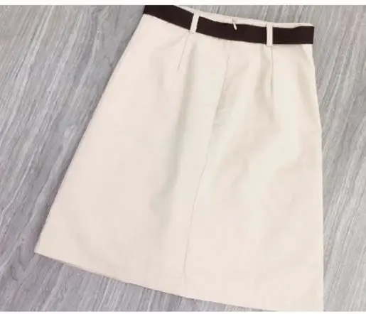 Элегантная женская юбка с разрезом длиной до колена трапециевидная большого