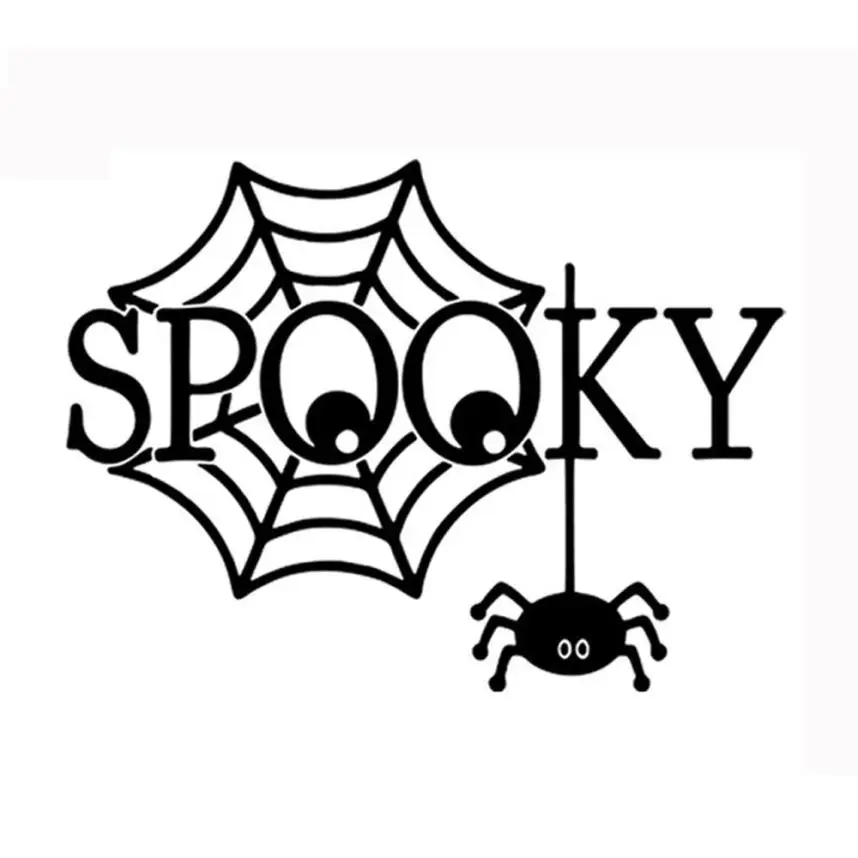 Домашнего декора Happy Halloween дома Бытовая стены комнаты Стикеры Фреска Декор