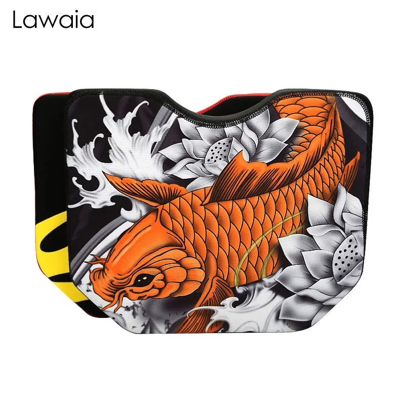 Lawaia коробка для рыбалки Koi Подушка Толстый водонепроницаемый дышащий коврик с присосками под чашки водолазный костюм материал память высокоэластичный рыболовный инструмент