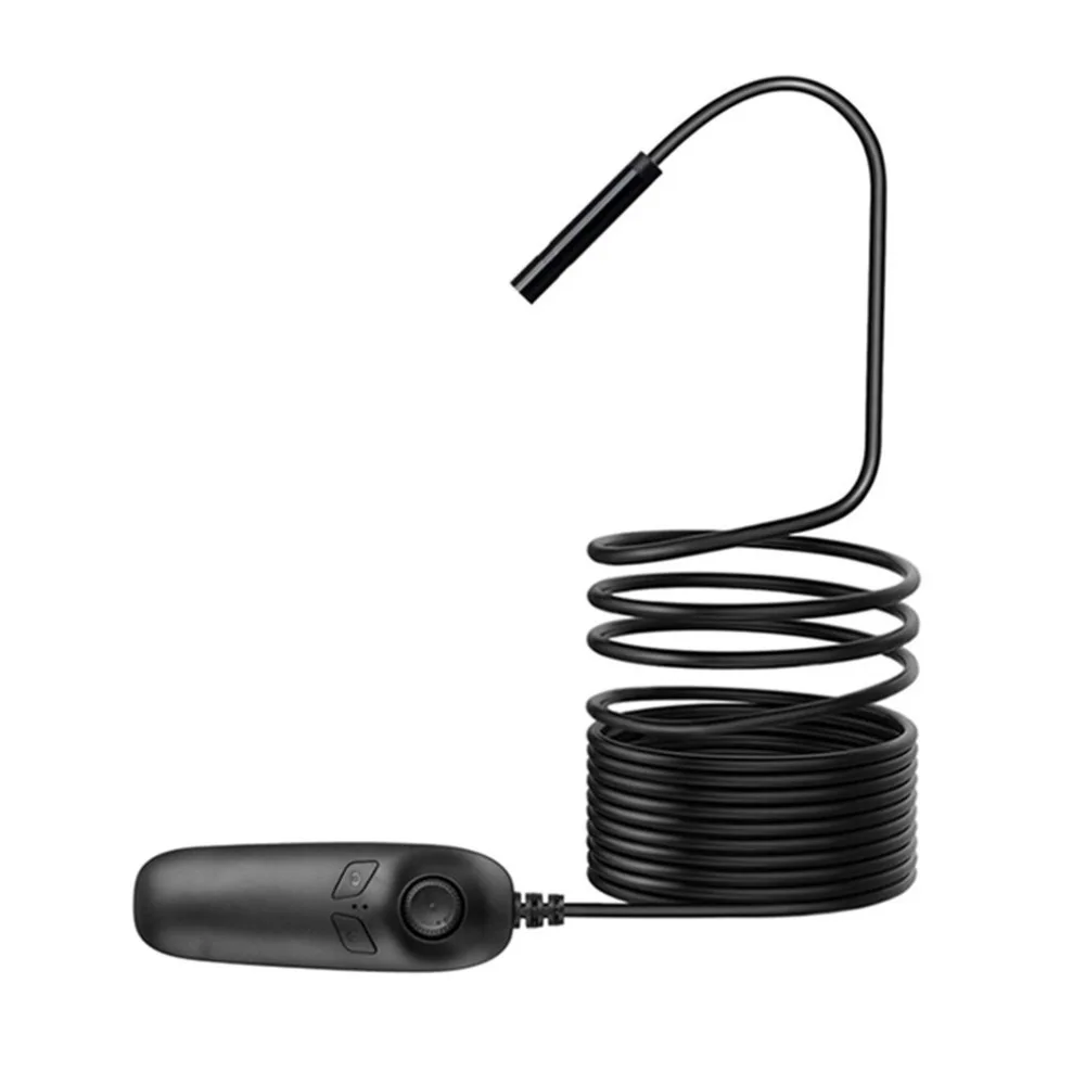 Эндоскоп 1200 P WiFi Borescope Инспекционная камера 2 0 мегапикселей полужесткая HD змея для