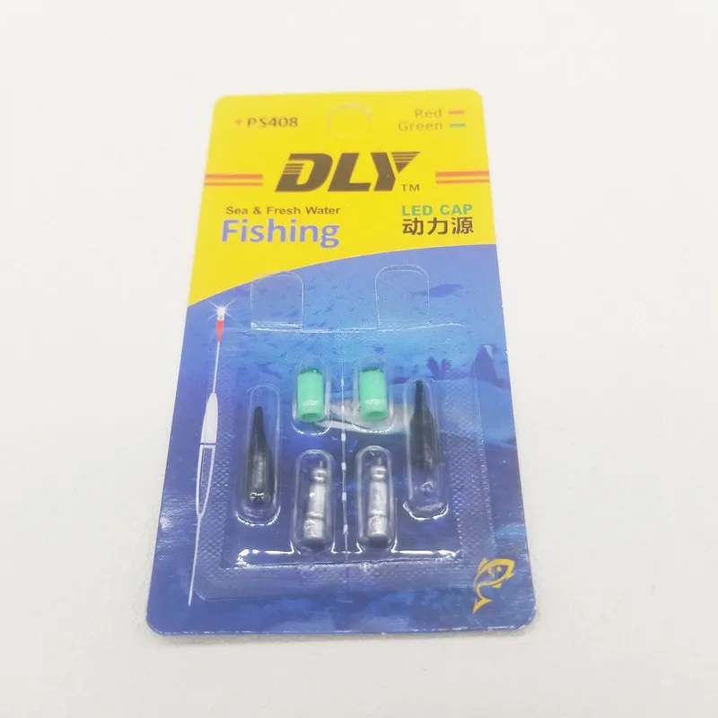 1 pack PS408 Green 2 шт./упак. электронный Рыбалка плавающие батарейки CR311 CR322 CR425 PS408 литиевых ячейки с булавками светодиодный Рыбалка ловля на поплавочную удочку снасти A52 - Цвет: 1 pack PS408 Green