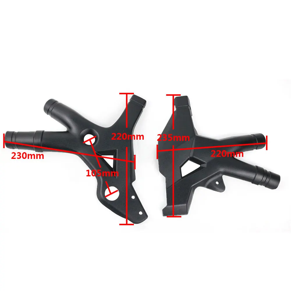 Черная Защитная панель для мотоцикла с левой и правой рамкой Подходит BMW F650GS F700GS