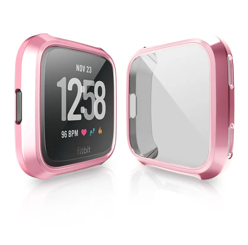 LNOP Чехол для Fitbit Versa 2/versalite ремешок для экрана протектор Силиконовый чехол все включено мягкая рамка аксессуары для часов