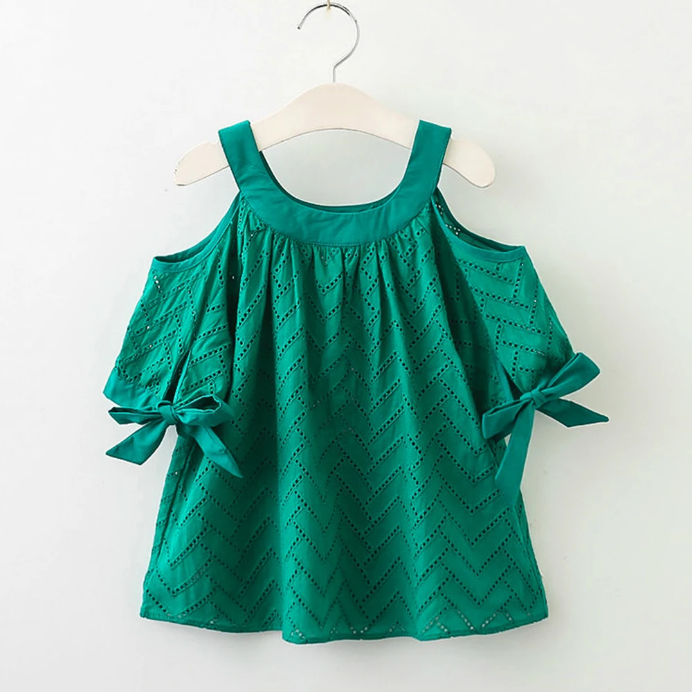K03690Green Babyinstar/разноцветная Детская рубашка с цветочным рисунком для девочек; Весенняя верхняя одежда; модная детская одежда; костюм для малышей; блузки для девочек - Цвет: K03690Green