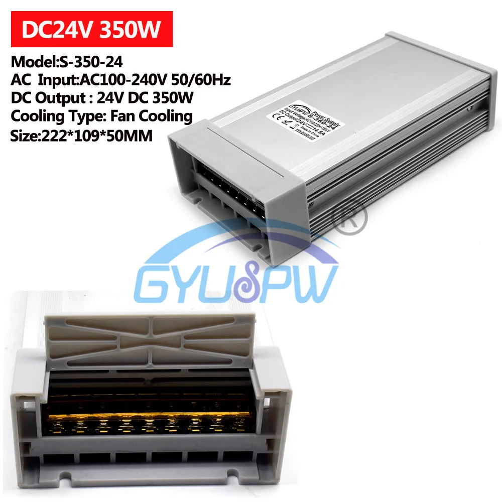 Непромокаемые Трансформаторы освещения DC12V DC24V 48 Вт 60 Вт 72 Вт 100 Вт 120 Вт 150 Вт 180 Вт 200 Вт 250 Вт 300 Вт 350 Вт 360 Вт 400 Вт 12 В 24 в источник питания