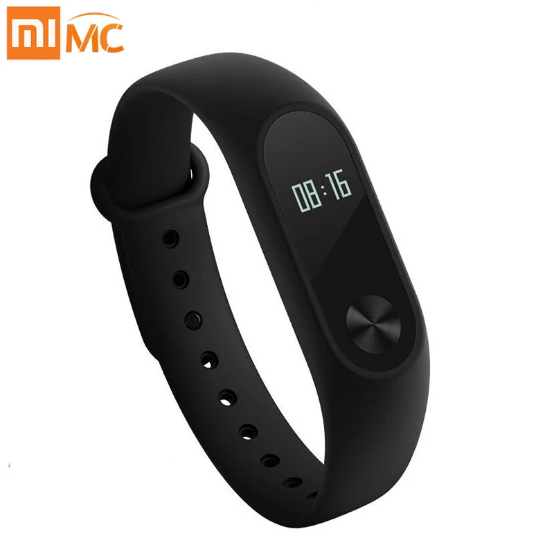Xiaomi mi Band 2 умный Браслет OLED дисплей монитор сна пульсометр тачпад пульсометр Bluetooth 4,0 mi band 2