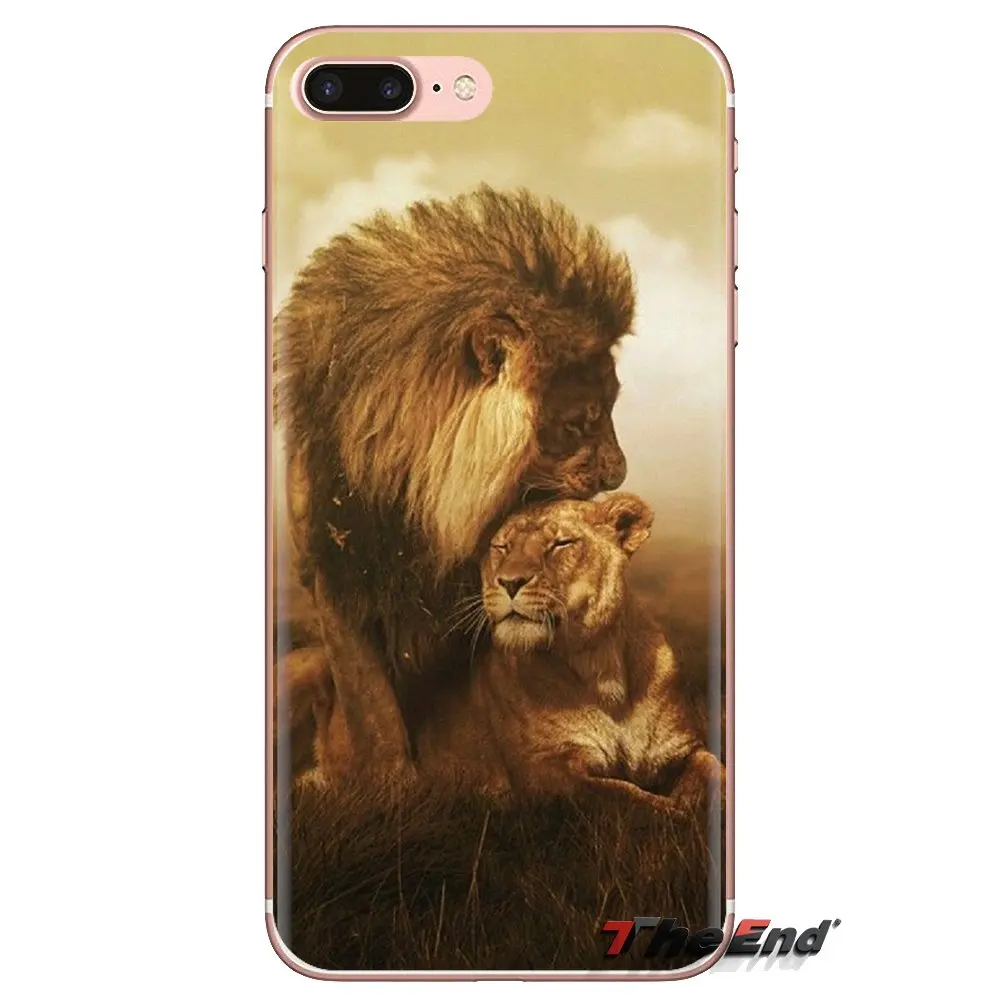 The Lion King Golden Animals Transparent TPU Covers For Xiaomi Mi4 Mi5 Mi5S Mi6 Mi A1 A2 5X 6X 8 9 Lite SE Pro Max Mix 2 3 2S |