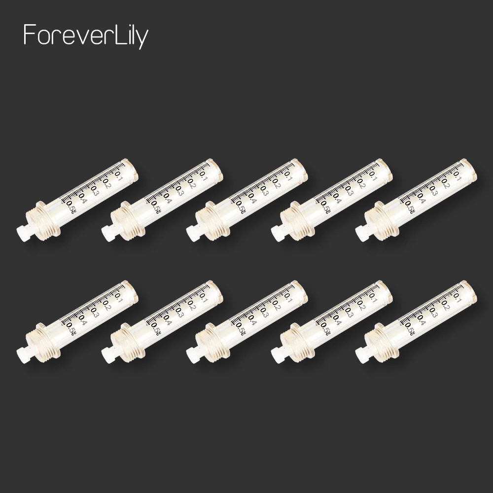 Foreverlily 0,5 мл/0,3 миллилитровый шприц ампул головка для гиалурона ручка гиалурон высокого давления удаления морщин шприц для воды